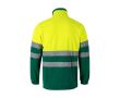 Veste softshell réfléchissante polyester et élasthanne 280 g/m²  couleur vert
