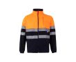 Veste softshell grande taille de travail en polyester 280 g/m²  couleur orange