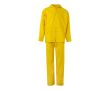 Habit de pluie de travail deux pièces polyester enduit 225 g/m² couleur jaune