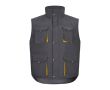 Gilet de travail unisexe multi-poches en polyester 120 g/m² couleur jaune clair