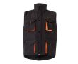 Gilet de travail unisexe multi-poches en polyester 120 g/m² couleur orange
