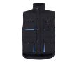 Gilet de travail unisexe multi-poches en polyester 120 g/m² couleur bleu ciel