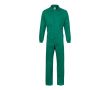 Combinaison de travail coton polyester fermeture éclair 200 g/m² couleur vert