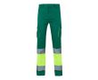 Pantalon de travail en coton et polyester visible 240 g/m²  couleur vert