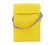 Sac isotherme en polyester avec fermeture supérieure en velcro couleur jaune