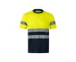 T-shirt technique de travail haute visibilité 140 g/m²  couleur jaune