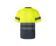T-shirt technique de travail polyester réfléchissants 140 g/m²  couleur gris