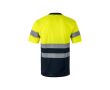 T-shirt de travail grande taille haute visibilité 140 g/m²  couleur jaune