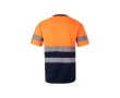 T-shirt de travail grande taille haute visibilité 140 g/m²  couleur orange
