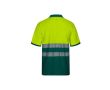 Polo de travail piqué manches courtes coton polyester 150 g/m²  couleur vert