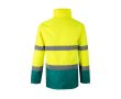 Parka de travail réfléchissante extra grande polyester 190 g/m² couleur vert
