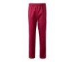 Pantalon unisexe en coton et polyester taille élastique 190 g/m²  couleur bordeaux