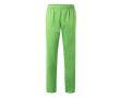 Pantalon unisexe en coton et polyester taille élastique 190 g/m²  couleur vert lime