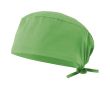 Bonnet sanitaire en sergé polyester et coton 190 g/m² couleur vert lime