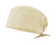 Bonnet sanitaire en sergé polyester et coton 190 g/m² couleur ivoire