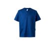 Tunique en sergé à manches courtes polyester et coton 190 g/m²  couleur bleu roi