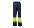Pantalon de travail unisexe en coton et polyester 190 g/m²  couleur jaune