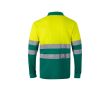 Polo piqué extra large en coton et polyester 150 g/m² couleur vert