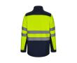 Veste softshell polaire en polyester et élasthanne 280 g/m²  couleur jaune