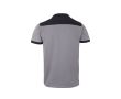 Polo de travail piqué unisexe manches courtes polyester 200 g/m²  couleur gris
