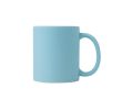 Tasse en céramique mate pour sublimation, intérieur brillant 325 ml couleur bleu ciel