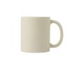 Tasse en céramique mate pour sublimation, intérieur brillant 325 ml couleur beige