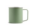 Tasse en acier inoxydable recyclé au design moderne avec anse, 400 ml couleur vert forêt
