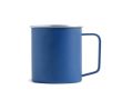 Tasse en acier inoxydable recyclé au design moderne avec anse, 400 ml couleur bleu roi