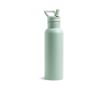 Bouteille thermos en inox avec anse fixe et paille pliable 500ml couleur vert pistache