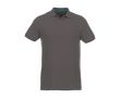 Polos en coton biologique et polyester recyclé 220 g/m² Elevate NXT couleur gris taupe