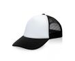 Casquette avec filet arrière respirant et panneau frontal 370 g/m² couleur noir