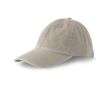 Casquette vintage non structurée à 6 panneaux en coton 250 g/m² couleur kaki