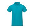 Polo à manches courtes pour homme en coton piqué 200 g/m² Herren-Poloshirt aus Piqué-Baumwolle, 200 g/m2, Elevate Life  couleur bleu pastel