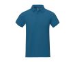 Polo à manches courtes pour homme en coton piqué 200 g/m² couleur bleu foncé