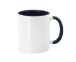 Tasse en céramique avec anse et intérieur coloré, 350 ml Sublim Color couleur bleu marine