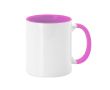 Tasse en céramique avec anse et intérieur coloré, 350 ml Sublim Color couleur rose