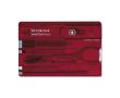 Boîte à outils multifonctions Victorinox SwissCard Classic couleur rouge