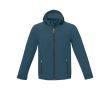 Veste softshell imperméable en polyester 300 g/m² Elevate Life couleur cyan