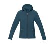 Veste softshell à capuche femmes en polyester 300 g/m² Elevate Life  couleur cyan
