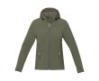 Veste softshell à capuche femmes en polyester 300 g/m² Elevate Life  couleur vert olive