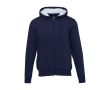 Sweat unisexe, coton recyclé et polyester avec doublure sherpa Elevate couleur bleu marine