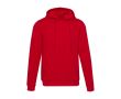 Sweat à capuche unisexe avec intérieur brossé 280 g/m² Elevate couleur rouge
