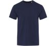T-shirt unisexe coton bio manches courtes 160 g/m² Elevate couleur bleu marine