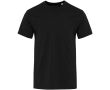 T-shirt unisexe coton bio manches courtes 160 g/m² Elevate couleur noir