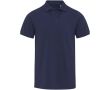 Polo unisexe manches courtes coton mélangé 220 g/m² Elevate couleur bleu marine
