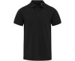 Polo unisexe manches courtes coton mélangé 220 g/m² Elevate couleur noir