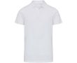 Polo unisexe manches courtes coton bio certifié 180 g/m² Elevate couleur blanc