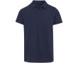 Polo unisexe manches courtes coton bio certifié 180 g/m² Elevate couleur bleu marine
