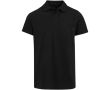 Polo unisexe manches courtes coton bio certifié 180 g/m² Elevate couleur noir