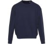 Sweat oversize col rond en coton bio 280 g/m² Elevate couleur bleu marine